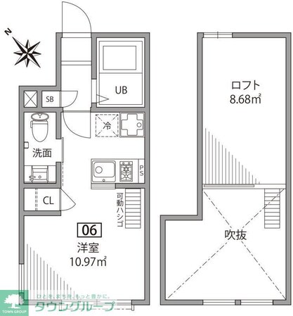 オギクボテラスの物件間取画像